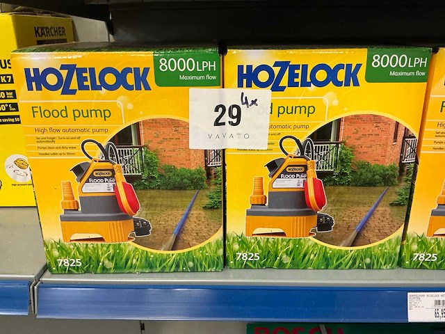 Hozelock 8000 lph dompelpomp (4x) - afbeelding 1 van  3