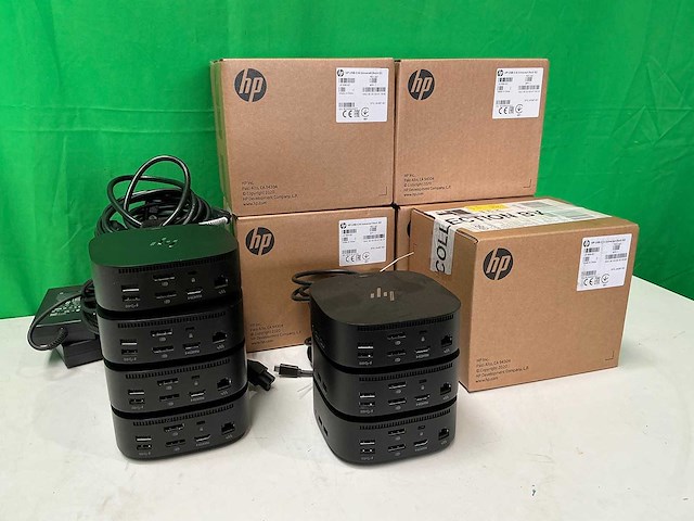Hp - usb-c/a universal dock g2 - docking (12x) - afbeelding 1 van  5