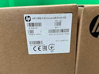 Hp - usb-c/a universal dock g2 - docking (12x) - afbeelding 2 van  5