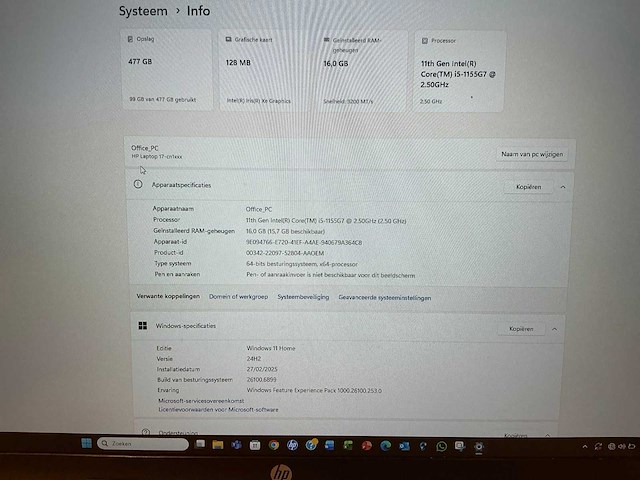 Hp 17-cn1 laptop - afbeelding 3 van  3