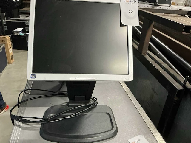 Hp 1740 monitor (2x) - afbeelding 4 van  5