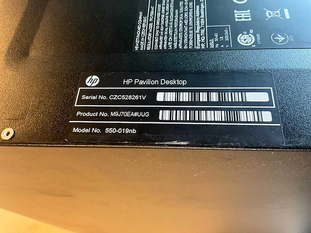 Hp 550-019nb pavilion desktop pc - afbeelding 5 van  6