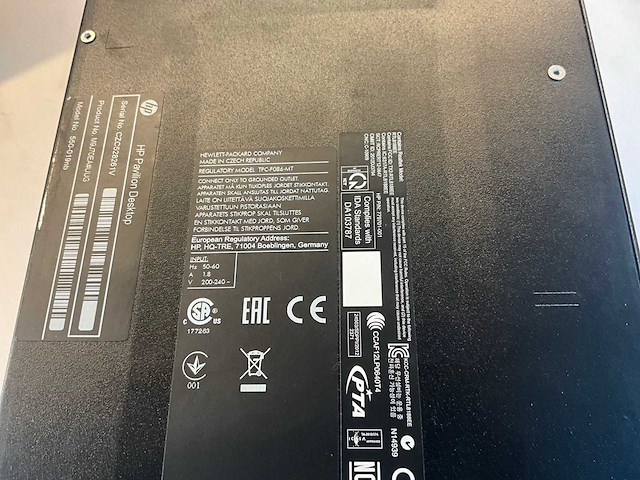 Hp 550-019nb pavilion desktop pc - afbeelding 6 van  6