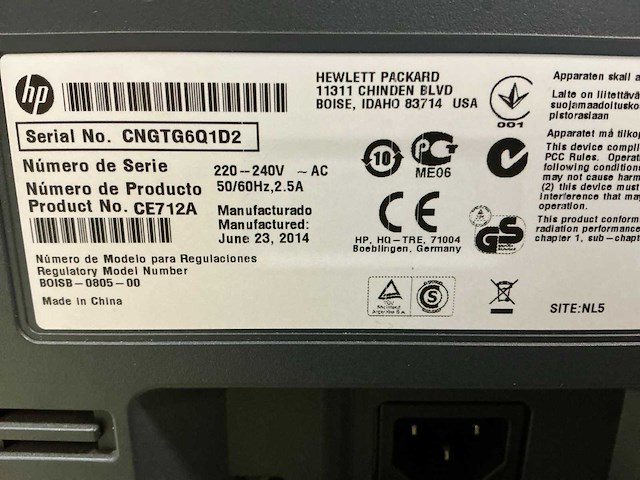 Hp color laser jet cp5225 printer & scanner - afbeelding 2 van  10