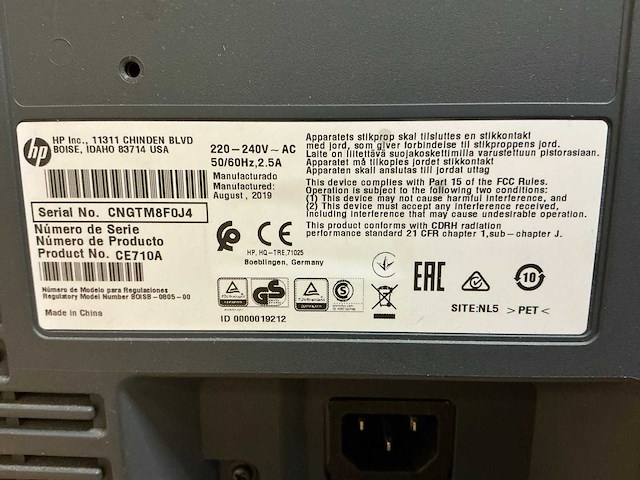 Hp color laser jet cp5225 printer & scanner - afbeelding 3 van  11