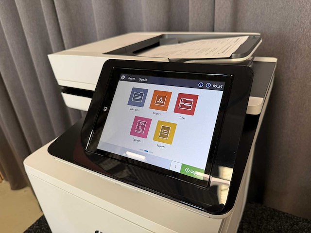 Hp color laserjet managed mfp e57540 - multifunctionele laserprinter - afbeelding 4 van  13