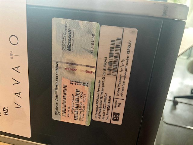 Hp compaq dc5750 desktop - afbeelding 4 van  7