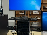 Hp desktop met monitor, muis en toetsenbord - afbeelding 3 van  10