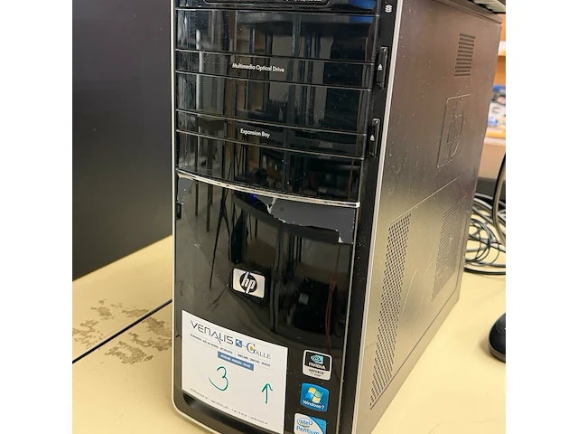 Hp desktop met monitor, muis en toetsenbord - afbeelding 7 van  10