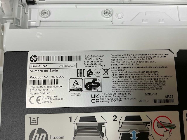 Hp e45028 color laserjet managed printer & scanner - afbeelding 2 van  12