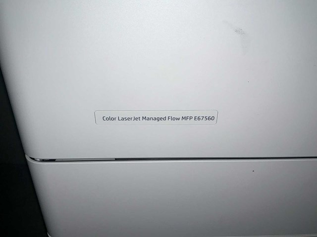 Hp e67560 colour laser jet laserprinter - afbeelding 2 van  12