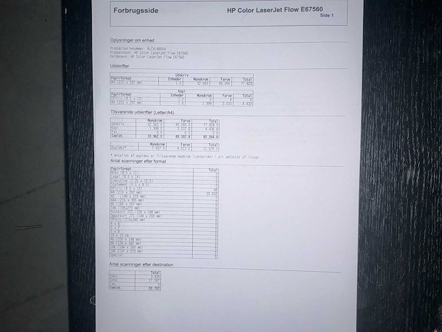 Hp e67560 colour laser jet laserprinter - afbeelding 3 van  12