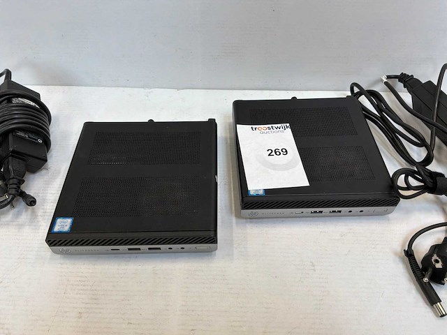 Hp elitedesk 800 g5 desktop mini (2x) - afbeelding 2 van  4