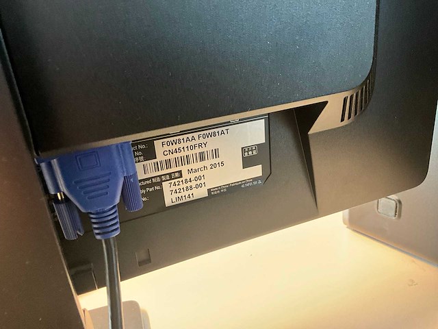 Hp elitedisplay e241i 24” monitor (2x) - afbeelding 5 van  5