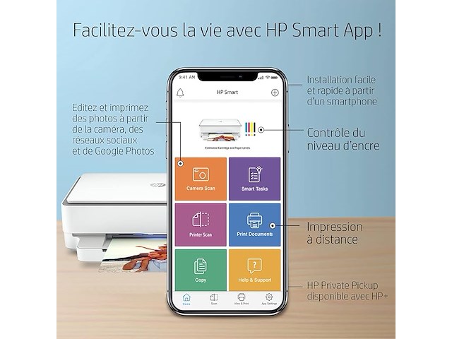 Hp envy 6020e multifunctionele printer - afbeelding 3 van  4