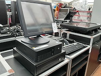 Hp kassa met monitor,toetsenbord,muis en betaalsysteem - afbeelding 1 van  6