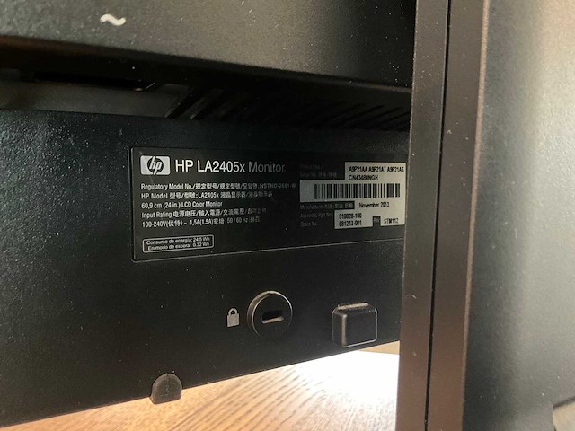 Hp la2405x 24” monitor (3x) - afbeelding 5 van  5