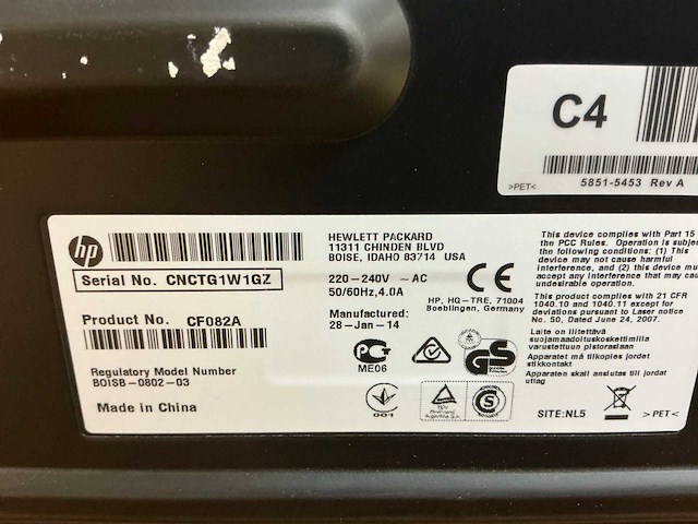 Hp laser jet 500 color m551 printer & scanner - afbeelding 4 van  12