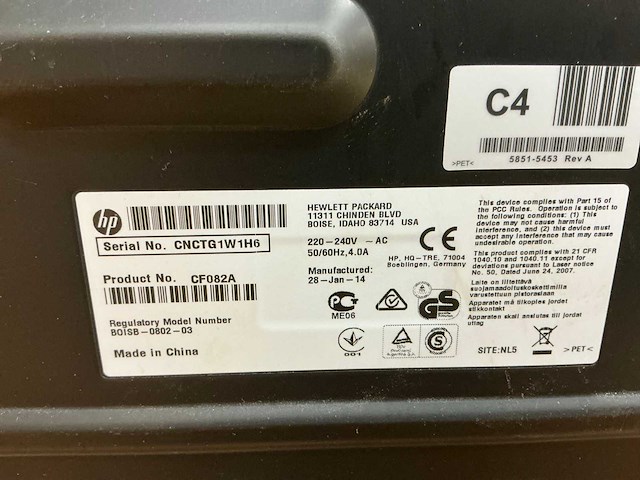 Hp laser jet 500 color m551 printer & scanner - afbeelding 4 van  12