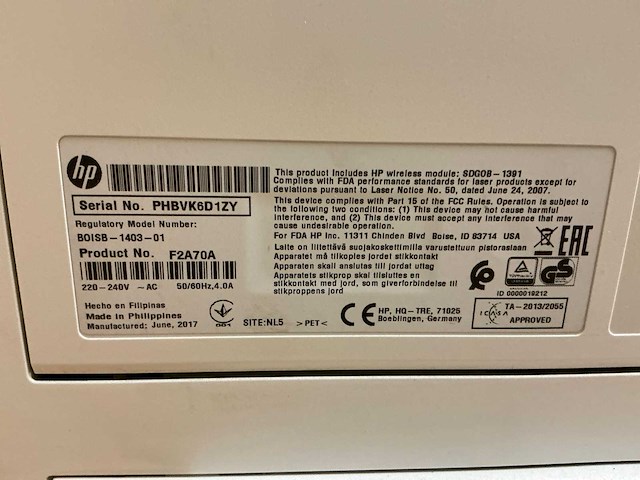 Hp laserjet enterprise m506 printer & scanner - afbeelding 9 van  18