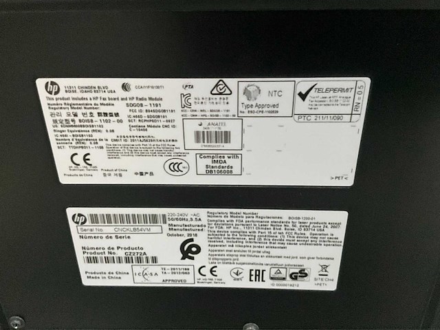 Hp laserjet pro 500 color laserprinter - afbeelding 7 van  7