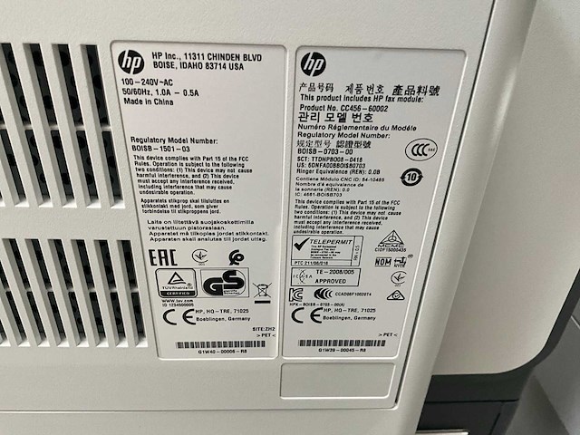 Hp mfp e58650 pagewide managed color flowprinter - afbeelding 6 van  8