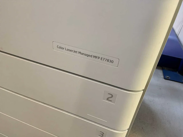 Hp mfp e77830 multifunctionele printer - afbeelding 3 van  7