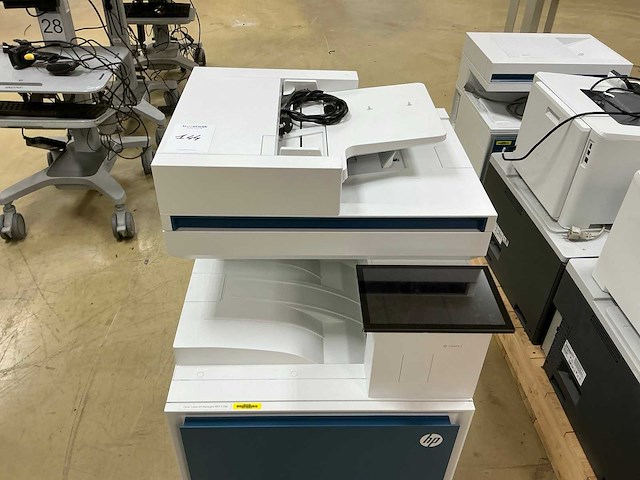 Hp mfp e786 color laserjet managed printer & scanner - afbeelding 10 van  16