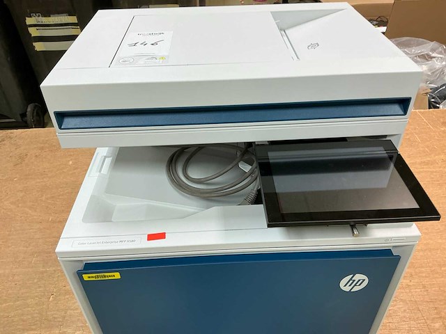 Hp mfp x580 color laserjet enterprise printer & scanner - afbeelding 10 van  12