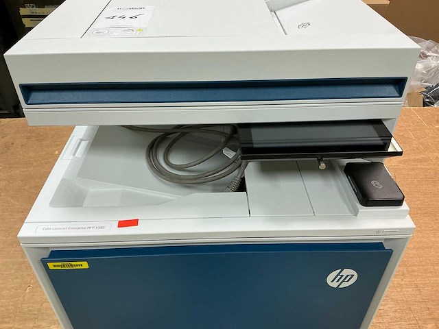 Hp mfp x580 color laserjet enterprise printer & scanner - afbeelding 11 van  12