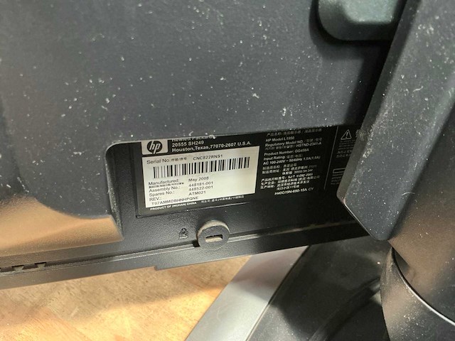 Hp monitor (2x) - afbeelding 3 van  5