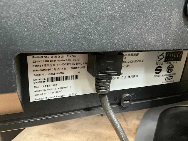 Hp monitor (2x) - afbeelding 5 van  5