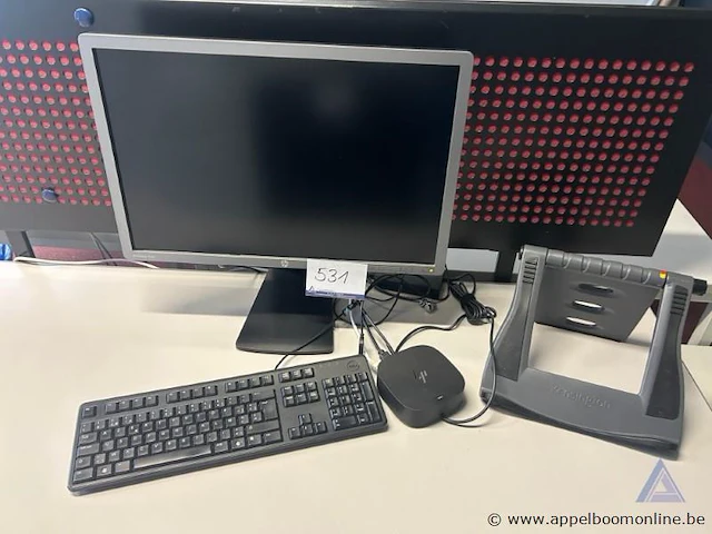 Hp monitor, dell toetsenbord en kensington standaard. werking niet gekend. - afbeelding 1 van  2