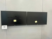 Hp monitors (2x) - afbeelding 2 van  3