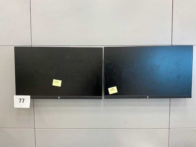 Hp monitors (2x) - afbeelding 2 van  4