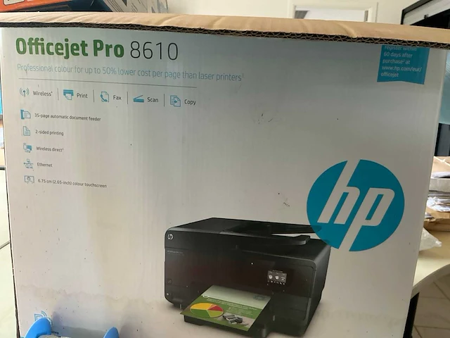 Hp officejet pro 8610 inktjetprinter - afbeelding 2 van  3