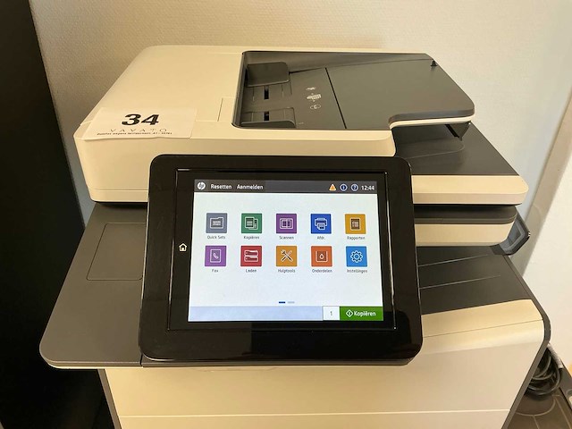 Hp pagewide colorflow mfp 586 all in one printer - afbeelding 2 van  2