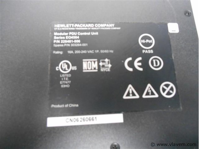 Hp pdu controle unit 228481-006 - afbeelding 3 van  3