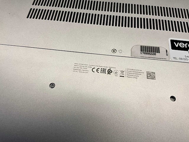 Hp probook 470 g4 laptop - afbeelding 4 van  7