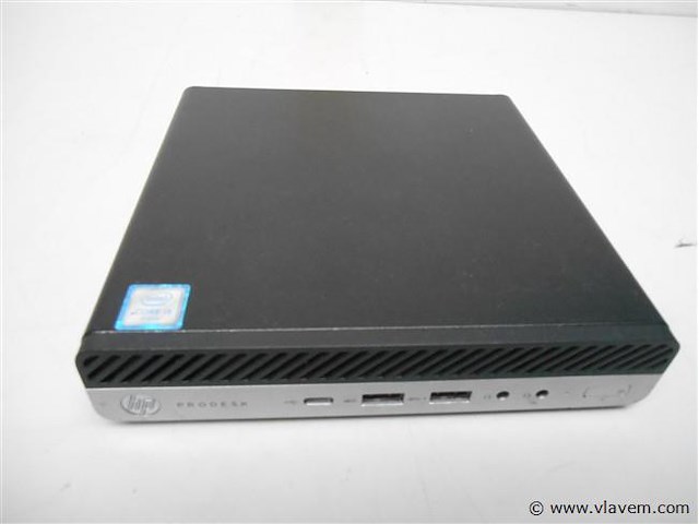Hp prodesk 600 g3 mini core i5 zonder voeding - afbeelding 1 van  2