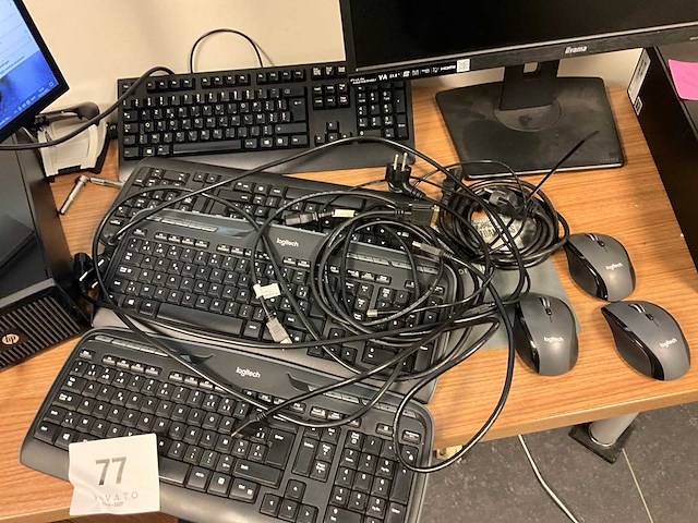 Hp prodesk desktop pc + iiyama monitor (2x) - afbeelding 2 van  10