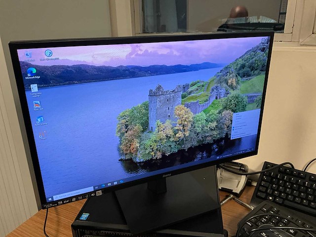 Hp prodesk desktop pc + iiyama monitor (2x) - afbeelding 7 van  10