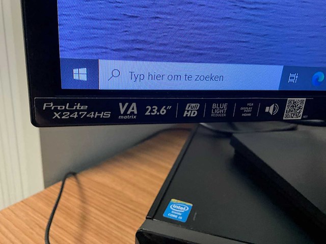 Hp prodesk desktop pc + iiyama monitor (2x) - afbeelding 8 van  10