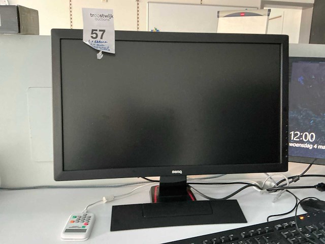 Hp prodesk + pc-scherm (2x) - afbeelding 2 van  6