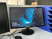 Hp prodesk + pc-scherm (2x) - afbeelding 3 van  6