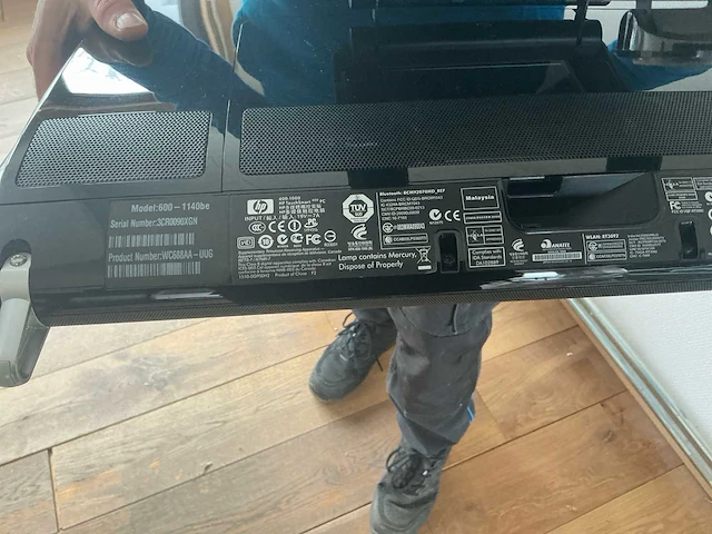 Hp touchsmart 600-1140be - - all-in-one desktopcomputer - afbeelding 3 van  5