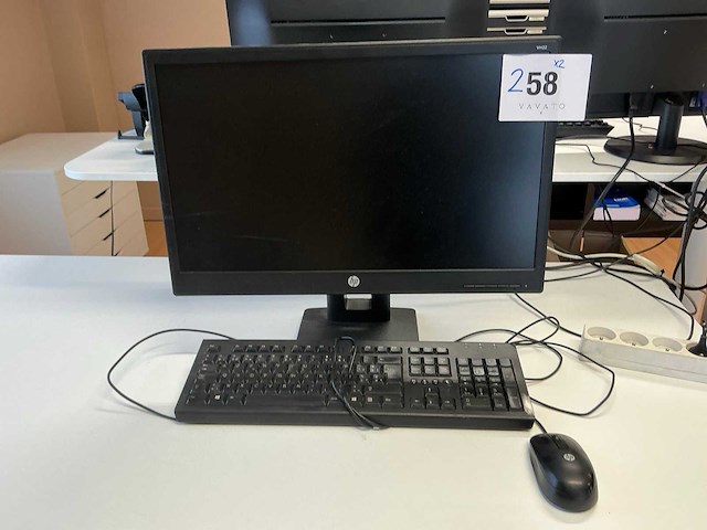 Hp vh22 22” monitor (2x) - afbeelding 3 van  4