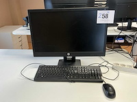 Hp vh22 22” monitor (2x) - afbeelding 3 van  4