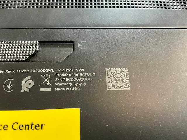 Hp zbook 15 g6 laptop - afbeelding 6 van  8