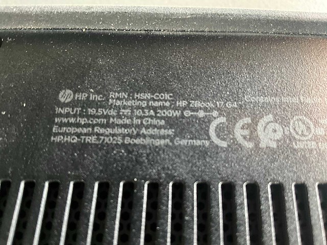 Hp zbook 17 g4 laptop/mobiel werkstation - afbeelding 7 van  8